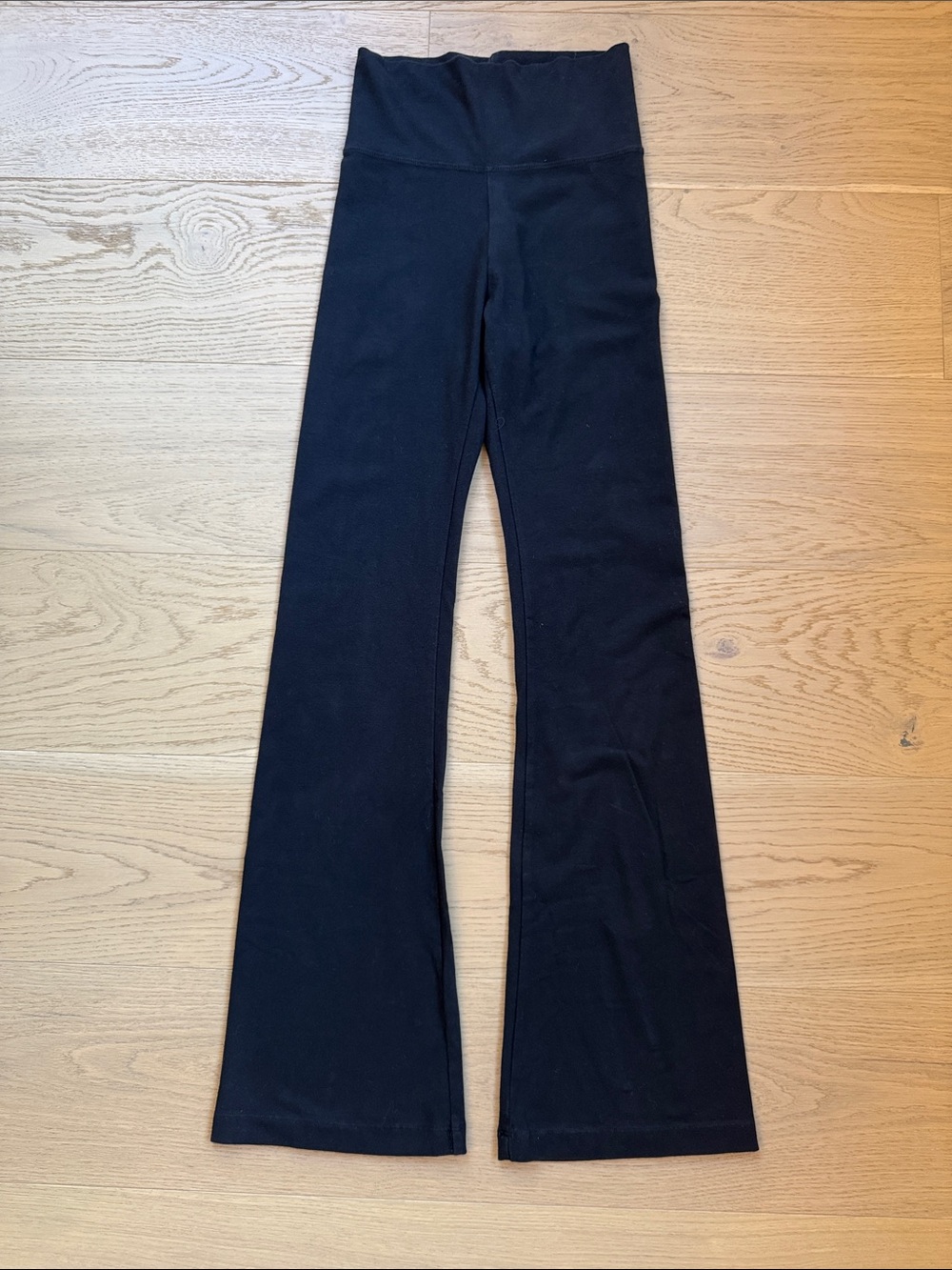 Perfect White Tee Dolly, Flare Pant in True Black
